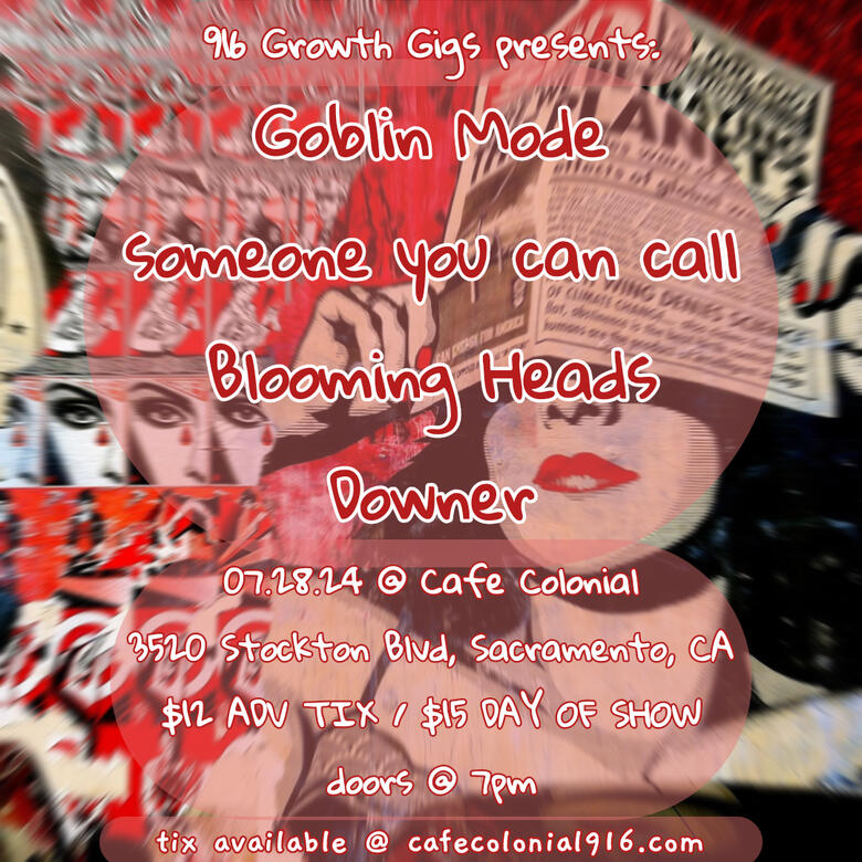 07/28 @ Cafe Colonial (click 4 tix)